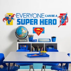 Superman Classroom Wall Mural Decoration Set
